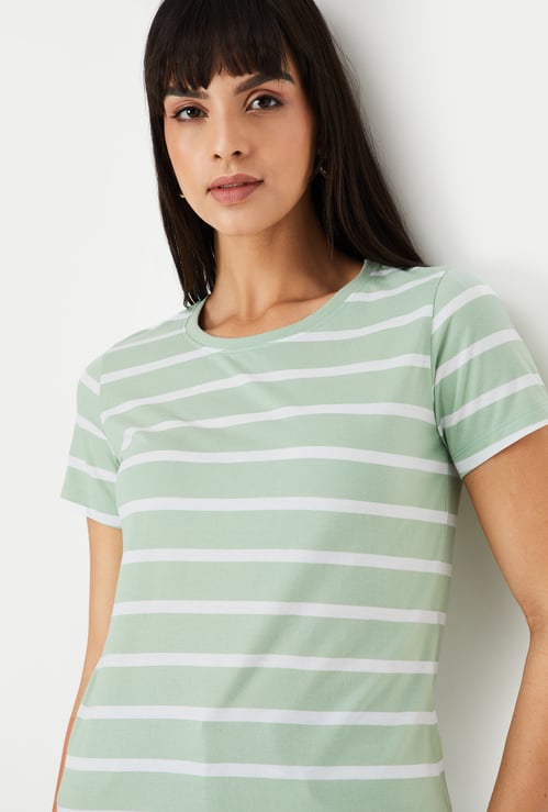 Women Striped T-shirt