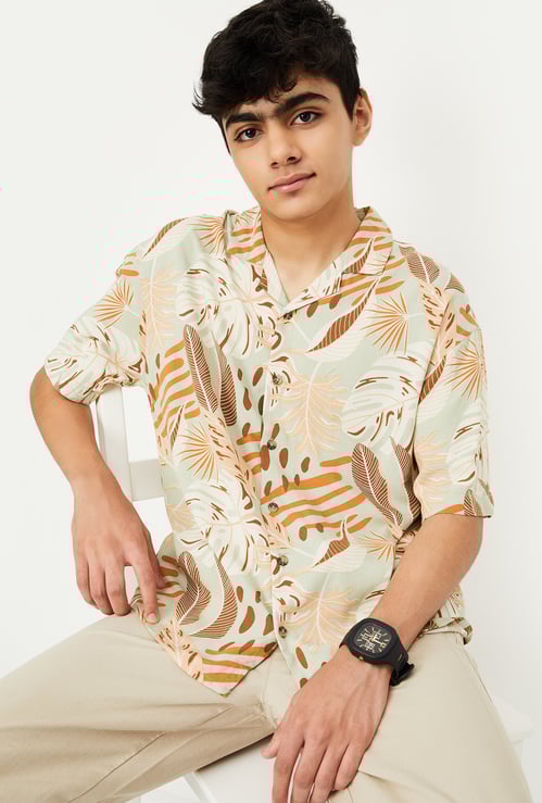 Boys Printed Resort Shirt