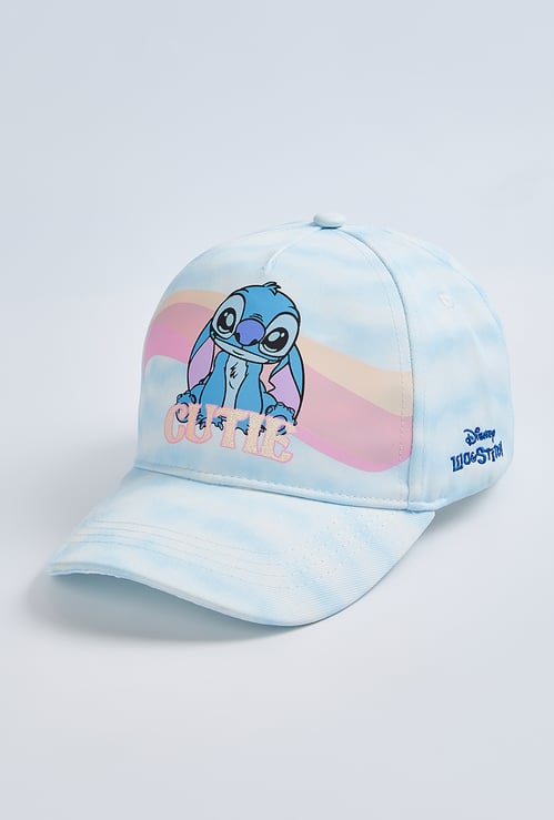 Girls Lilo & Stitch Print Baseball Cap