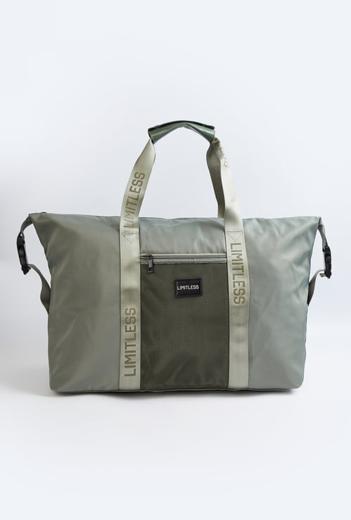 Men Solid Gym Bag