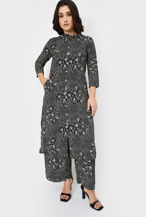 Women Printed Straight Kurta Set
