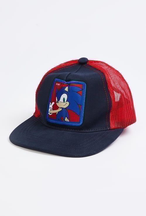 Boys Sonic Applique Cap