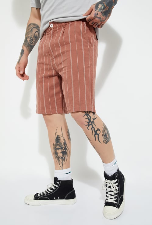 URB_N Men Textured Shorts