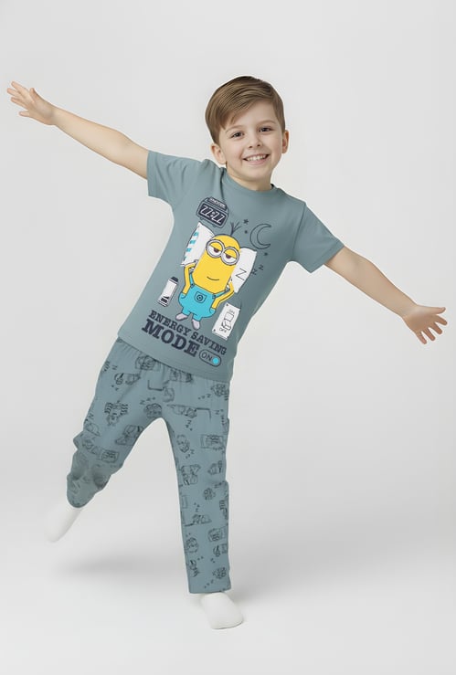 Boys Minions Embossing PJ Set