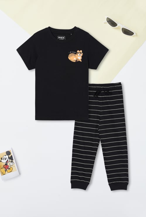 Boys Printed Joggers Set