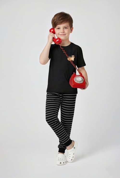 Boys Printed Joggers Set