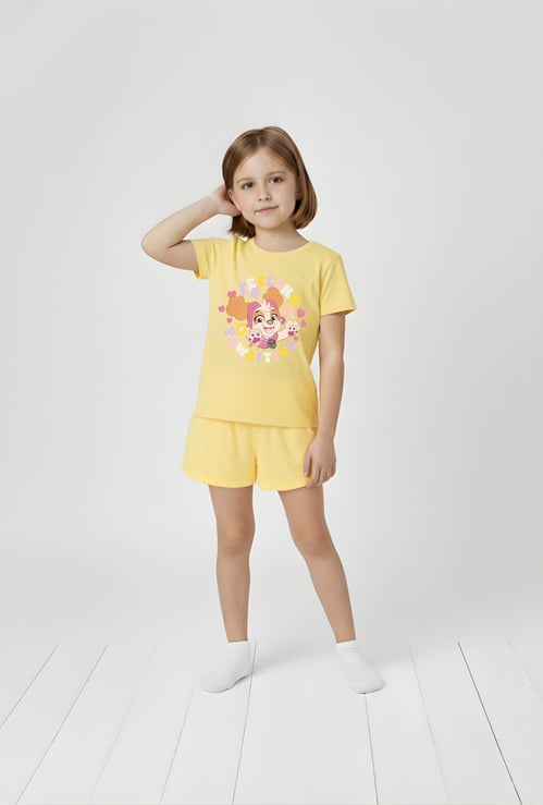 Girls Printed Sleepwear Set