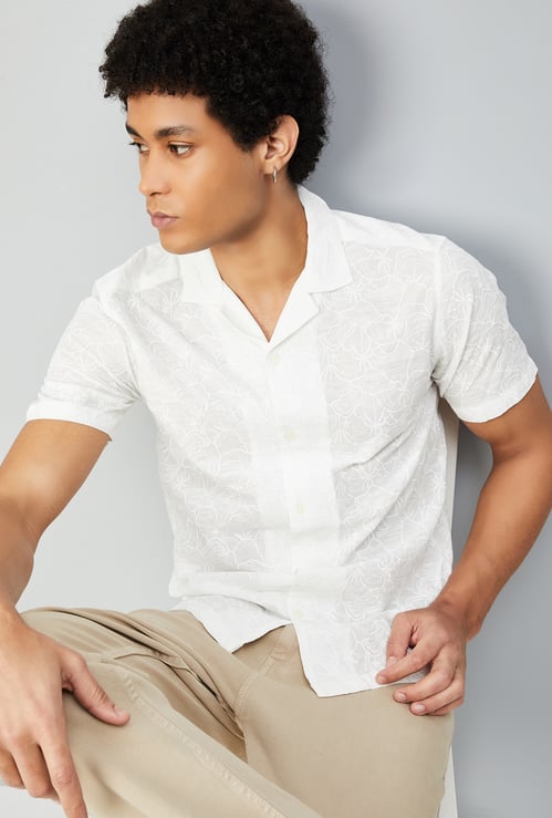 Men Slim Fit Printed Short Kurta
