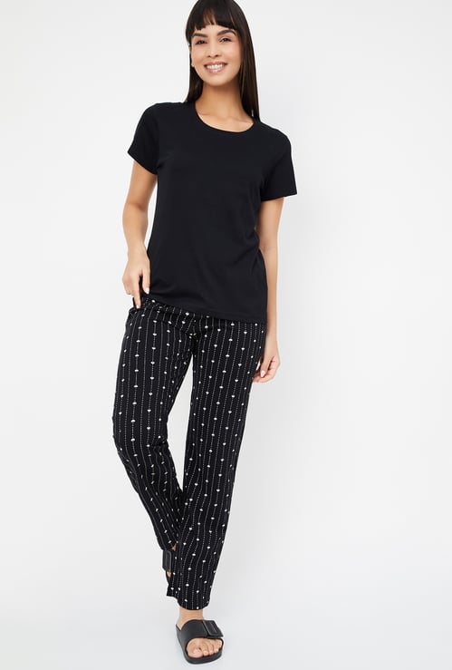 Women Printed PJ Set