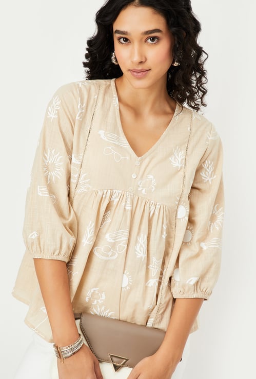 Kalki x Max Women Printed Flared Tunic