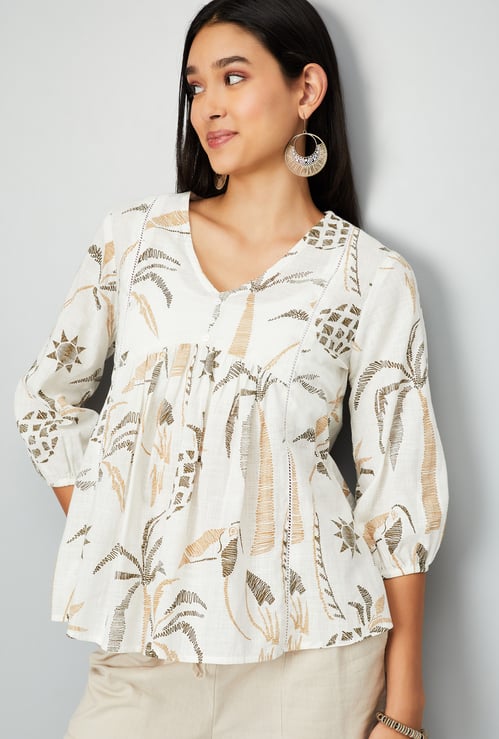 Kalki x Max Women Printed Flared Tunic