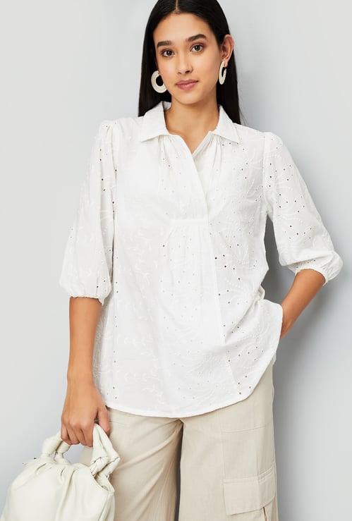 Kalki x Max Schiffili Embroidered Tunic