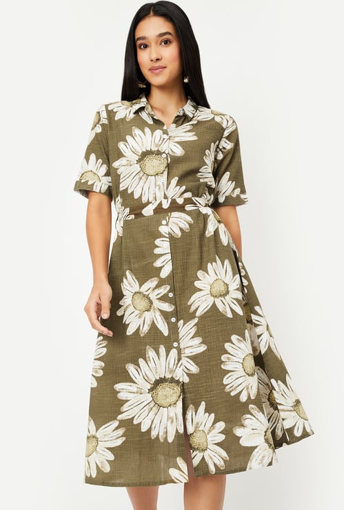 Kalki x Max Women Printed A-line Dress