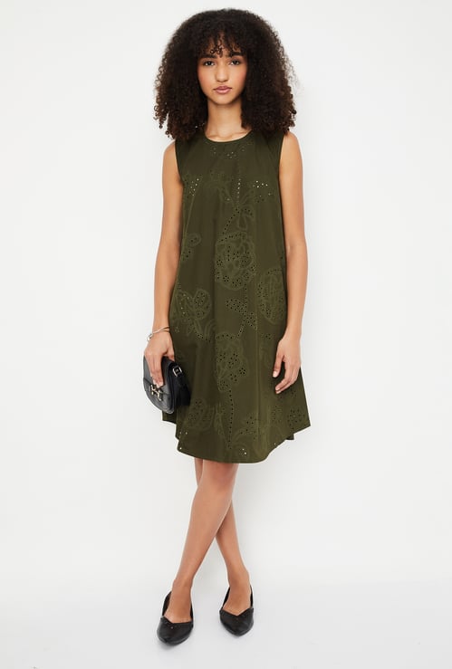 Kalki x Max Women Schiffili Embroidered Straight Dress