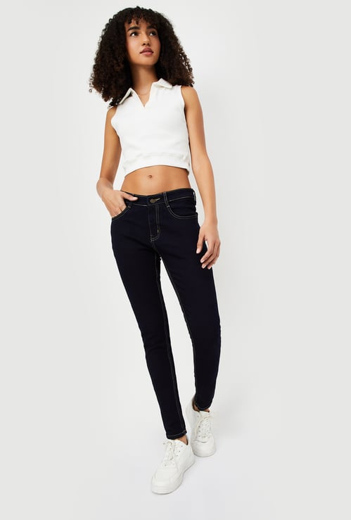 Women Solid Skinny Fit Jeans