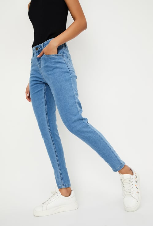Women Washed Skinny Fit Jeans