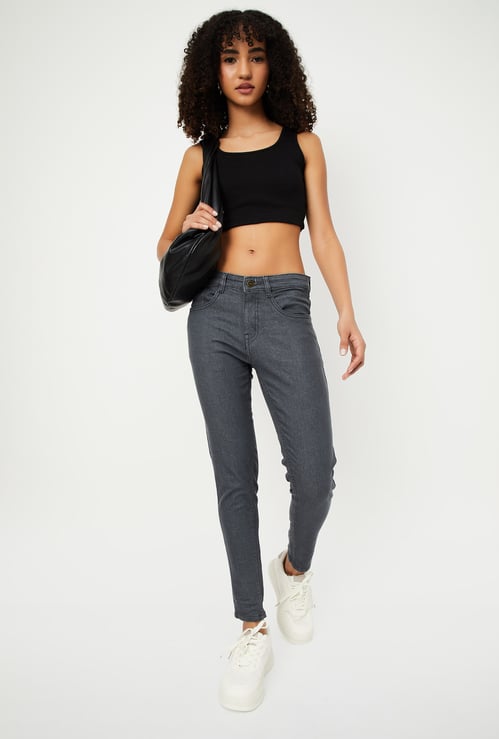 Women Rinsed Skinny Fit Jeans