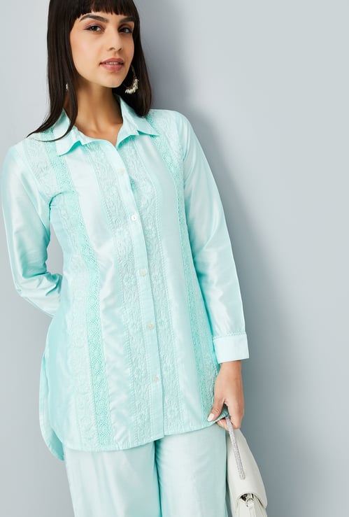 Women Embroidered Co-ords Set