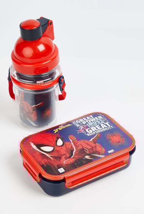Kids Spider-man Print Lunch Combo - Pack of 2