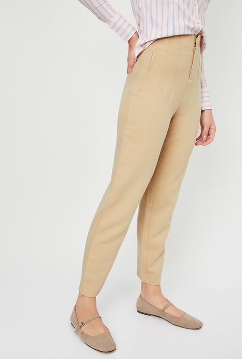 Women Solid Trousers