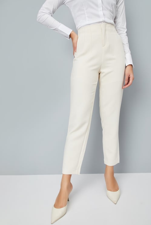 Women Solid Trousers