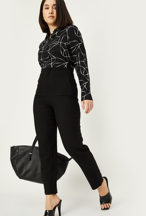 Women Solid Trousers