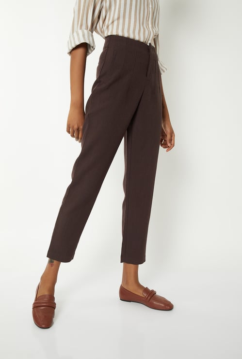 Women Solid Trousers