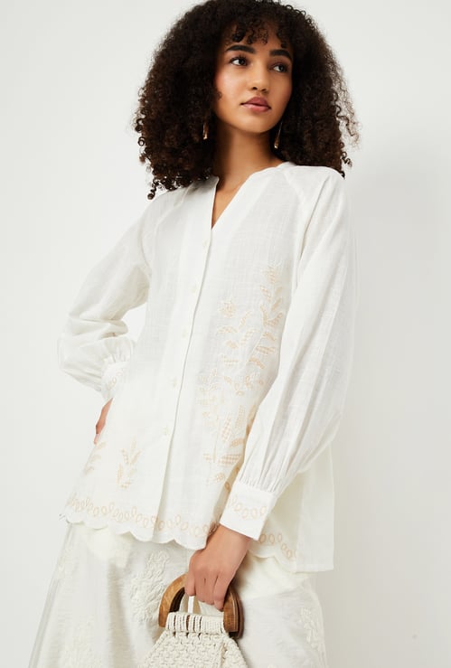 Kalki x Max Women Embroidered Tunic