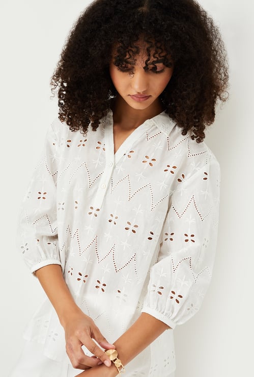 Kalki x Max Women Schiffili Embroidered Tunic