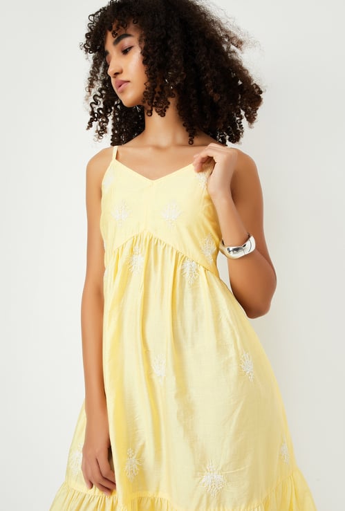 Kalki x Max Women Embroidered A-line Dress