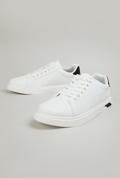 Men Colourblock Lace Up Sneakers