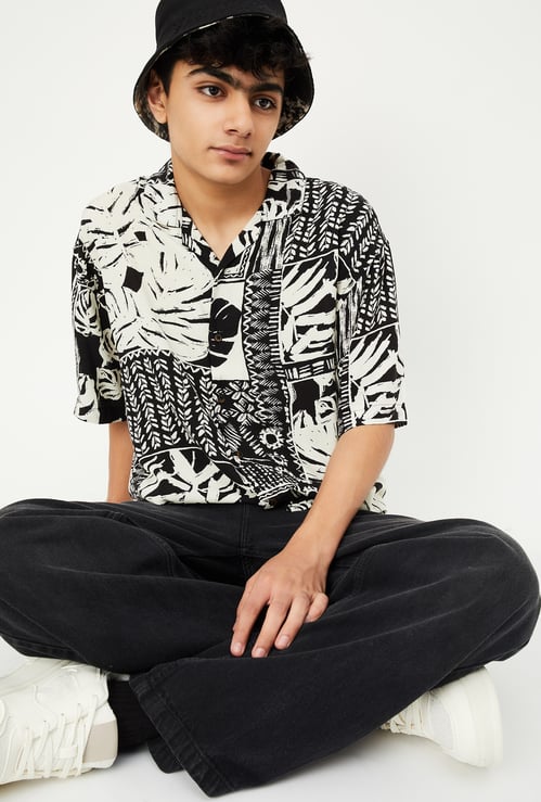 Boys Printed Resort Shirt