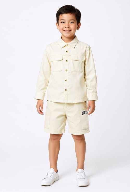 Boys Textured Shirt