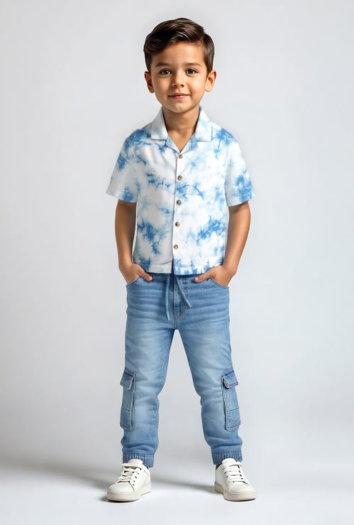 Boys Dyed Resort Shirt
