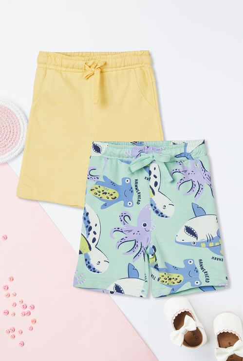 Boys Assorted Shorts - Pack of 2
