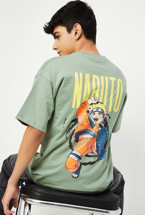 Boys Naruto Print T-shirt