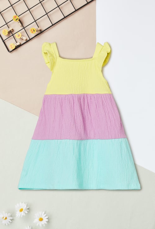 Girls Colourblock Dress