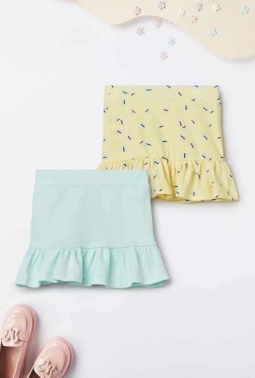 Girls Assorted Skirt - Pack of 2