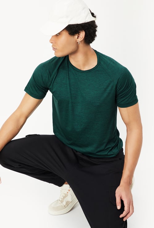 Men Heathered Athleisure T-shirt