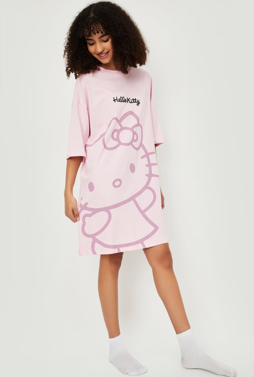 Women Hello Kitty Printed Chemise