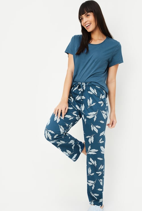 Women Printed PJ Set