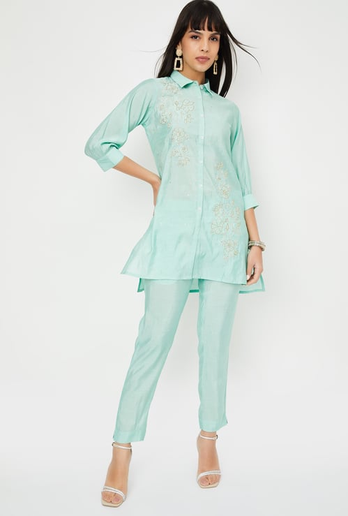 Women Embroidered Co-ords Set