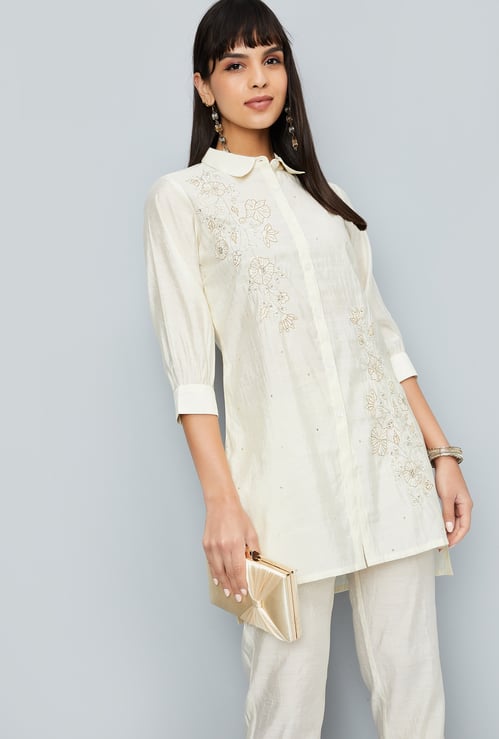 Women Embroidered Co-ords Set