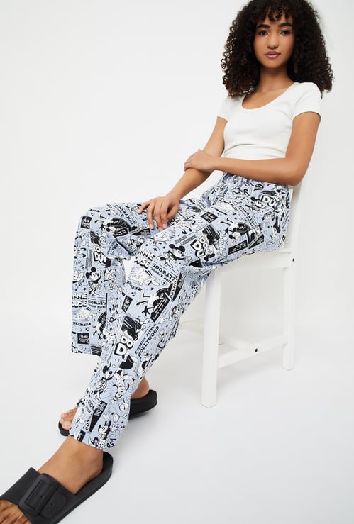 Women Minnie Mouse Print Pyjamas
