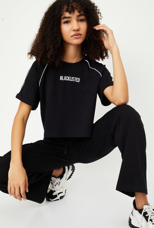 Women Boxy Fit Athleisure T-shirt