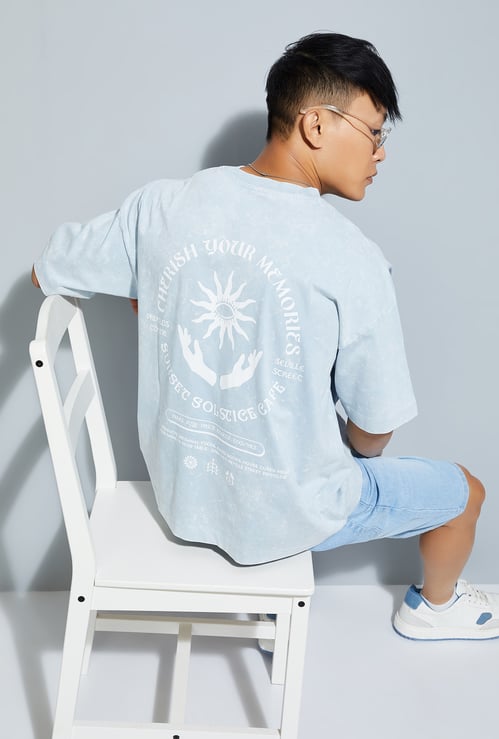 URB_N Men Washed Boxy Fit T-shirt