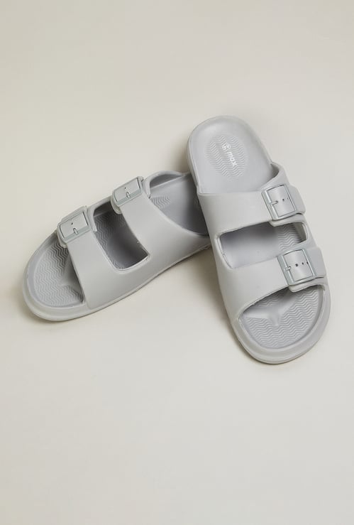 Men Dual Strap Sliders