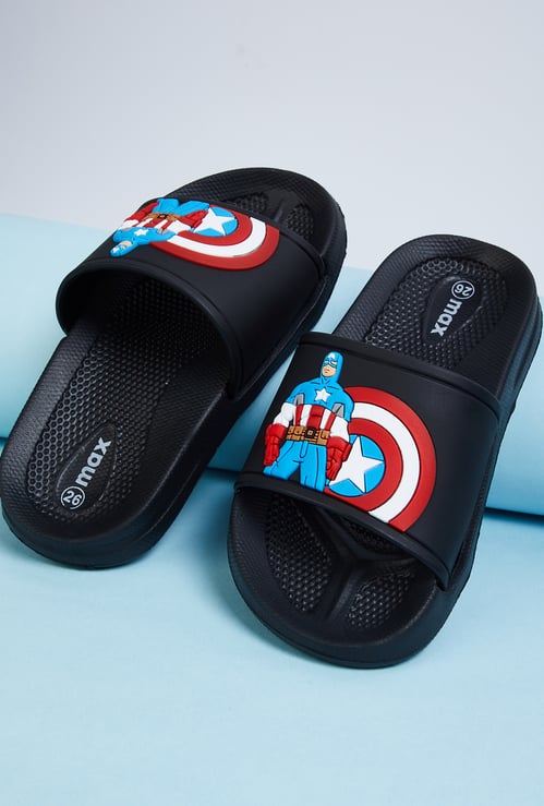 Boys Captain America Sliders