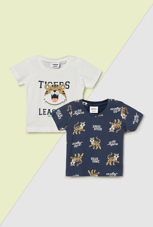 Boys Printed T-shirt - Pack of 2