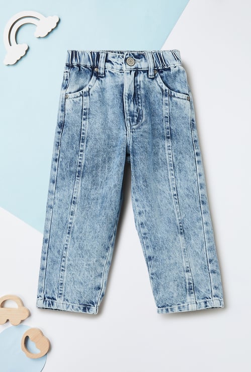Boys Washed Relaxed Fit Jeans